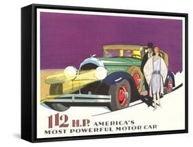 Most Powerful Motor Car-null-Framed Stretched Canvas