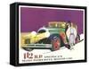 Most Powerful Motor Car-null-Framed Stretched Canvas