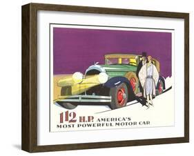 Most Powerful Motor Car-null-Framed Art Print