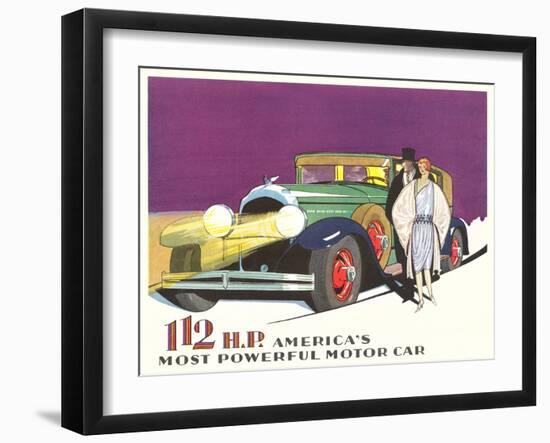 Most Powerful Motor Car-null-Framed Art Print