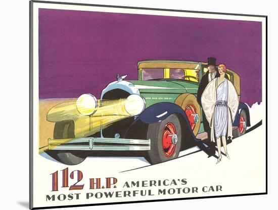 Most Powerful Motor Car-null-Mounted Art Print