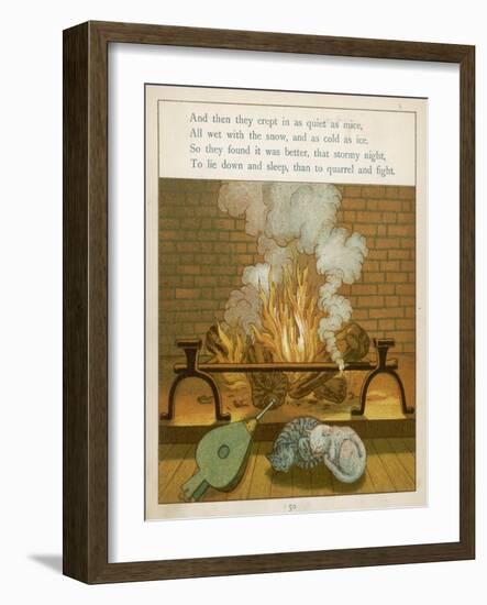 Most Versions Promise You Three Kittens But Here There are Only Two-Edward Hamilton Bell-Framed Art Print