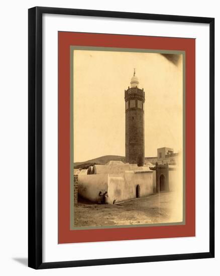 Mostaganem, Mosque, Algiers-Etienne & Louis Antonin Neurdein-Framed Giclee Print