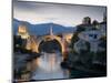 Mostar and Old Bridge over the Neretva River, Bosnia and Herzegovina-Gavin Hellier-Mounted Photographic Print