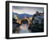 Mostar and Old Bridge over the Neretva River, Bosnia and Herzegovina-Gavin Hellier-Framed Photographic Print