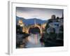 Mostar and Old Bridge over the Neretva River, Bosnia and Herzegovina-Gavin Hellier-Framed Photographic Print