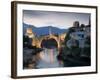 Mostar and Old Bridge over the Neretva River, Bosnia and Herzegovina-Gavin Hellier-Framed Photographic Print