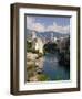 Mostar and Old Bridge over the Neretva River, Bosnia and Herzegovina-Gavin Hellier-Framed Photographic Print