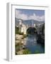 Mostar and Old Bridge over the Neretva River, Bosnia and Herzegovina-Gavin Hellier-Framed Photographic Print