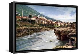 Mostar, Bosnia and Herzegovina, Yugoslavia, C1924-John Bushby-Framed Stretched Canvas