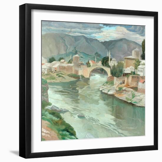 Mostar, Herzegovina, 1922-Sydney Carline-Framed Premium Giclee Print