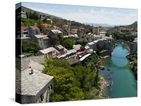 Mostar, UNESCO World Heritage Site, Municipality of Mostar, Bosnia and Herzegovina, Europe-Emanuele Ciccomartino-Stretched Canvas