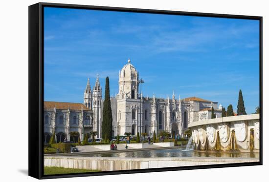 Mosteiro Dos Jeronimos (Monastery of the Hieronymites), UNESCO World Heritage Site, Belem-G&M Therin-Weise-Framed Stretched Canvas