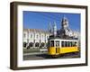 Mosteiro Dos Jeronimos, UNESCO World Heritage Site, and Tram (Electricos), Belem, Lisbon, Portugal-Stuart Black-Framed Photographic Print