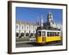 Mosteiro Dos Jeronimos, UNESCO World Heritage Site, and Tram (Electricos), Belem, Lisbon, Portugal-Stuart Black-Framed Photographic Print