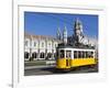 Mosteiro Dos Jeronimos, UNESCO World Heritage Site, and Tram (Electricos), Belem, Lisbon, Portugal-Stuart Black-Framed Photographic Print