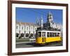 Mosteiro Dos Jeronimos, UNESCO World Heritage Site, and Tram (Electricos), Belem, Lisbon, Portugal-Stuart Black-Framed Photographic Print