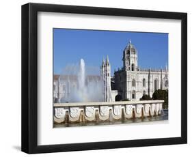 Mosteiro Dos Jeronimos, UNESCO World Heritage Site, Belem, Lisbon, Portugal, Europe-Stuart Black-Framed Photographic Print