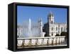 Mosteiro Dos Jeronimos, UNESCO World Heritage Site, Belem, Lisbon, Portugal, Europe-Stuart Black-Framed Stretched Canvas