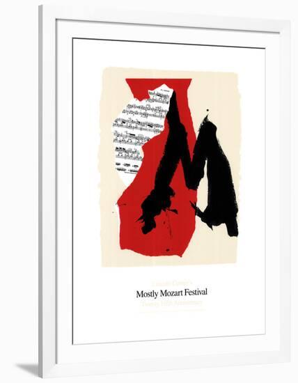 Mostly Mozart Festival-Robert Motherwell-Framed Serigraph