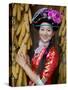 Mosu Minority Women in Traditional Ethnic Costume, China-Charles Crust-Stretched Canvas