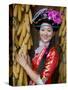 Mosu Minority Women in Traditional Ethnic Costume, China-Charles Crust-Stretched Canvas