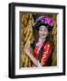 Mosu Minority Women in Traditional Ethnic Costume, China-Charles Crust-Framed Photographic Print