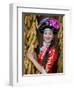 Mosu Minority Women in Traditional Ethnic Costume, China-Charles Crust-Framed Photographic Print