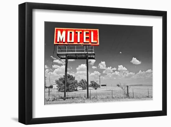 Motel 66-null-Framed Art Print