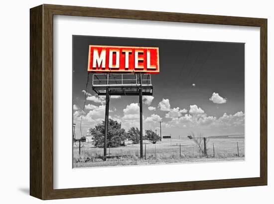 Motel 66-null-Framed Art Print