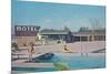 Motel Amber Sky-null-Mounted Premium Giclee Print