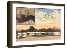 Motel Ben-Carol, Seattle, Washington-null-Framed Art Print