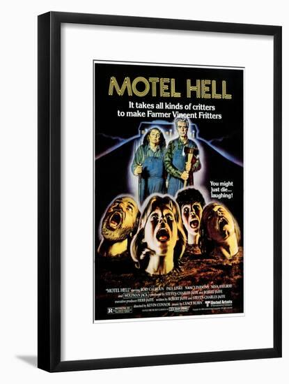 Motel Hell, Nancy Parsons, Rory Calhoun, 1980-null-Framed Art Print