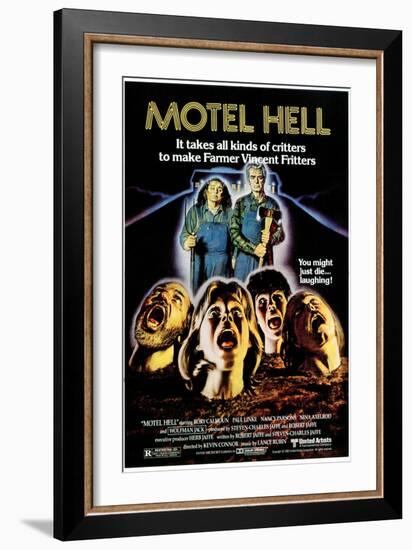 Motel Hell, Nancy Parsons, Rory Calhoun, 1980-null-Framed Art Print