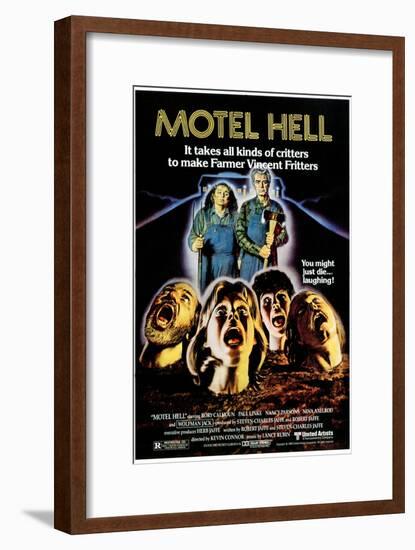 Motel Hell, Nancy Parsons, Rory Calhoun, 1980-null-Framed Art Print