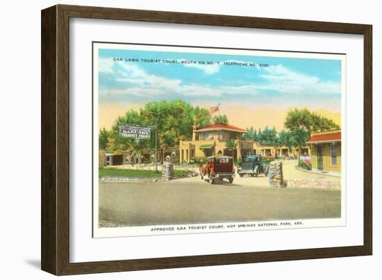 Motel, Hot Springs, Arkansas-null-Framed Art Print