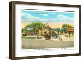 Motel, Hot Springs, Arkansas-null-Framed Art Print