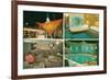 Motel Interiors-null-Framed Art Print