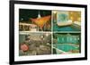 Motel Interiors-null-Framed Art Print