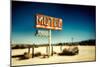 Motel Roadside Sign-Jody Miller-Mounted Photographic Print