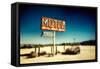 Motel Roadside Sign-Jody Miller-Framed Stretched Canvas