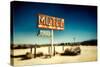 Motel Roadside Sign-Jody Miller-Stretched Canvas