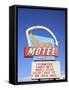 Motel, Route 66, Albuquerque, New Mexico, United States of America, North America-Wendy Connett-Framed Stretched Canvas