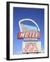 Motel, Route 66, Albuquerque, New Mexico, United States of America, North America-Wendy Connett-Framed Photographic Print