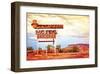 Motel Route 66-null-Framed Art Print