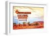 Motel Route 66-null-Framed Art Print