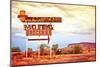 Motel Route 66-null-Mounted Art Print