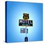 Motel Sign in America on Route 66-Salvatore Elia-Stretched Canvas