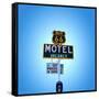 Motel Sign in America on Route 66-Salvatore Elia-Framed Stretched Canvas