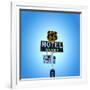 Motel Sign in America on Route 66-Salvatore Elia-Framed Photographic Print